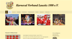 Desktop Screenshot of karneval-lausitz.de